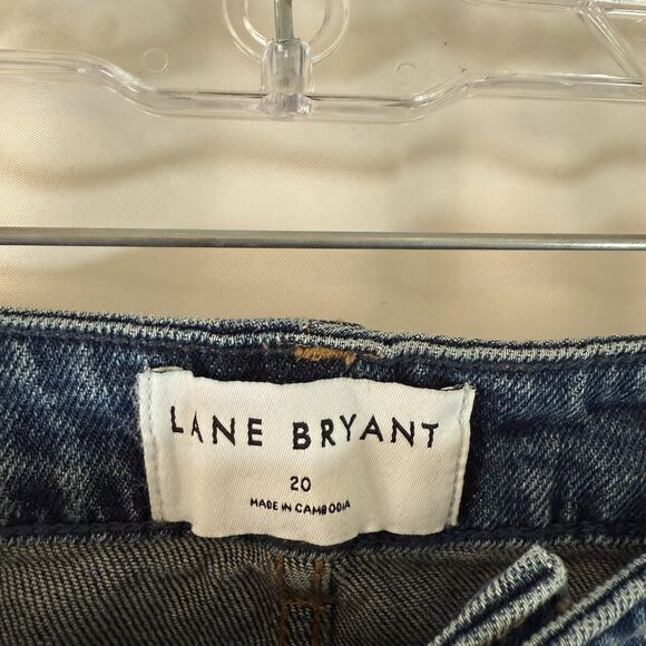 New Lane Bryant Authentic Straight Ankle Jeans Women's 20 Medium Wash Midrise - Picture 6 of 12